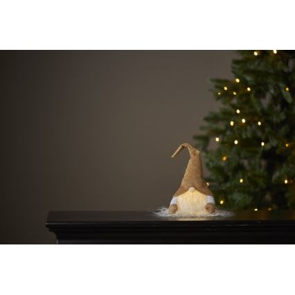 Eglo - LED Juldekoration 1xLED/0,06W/3xAG13 guld