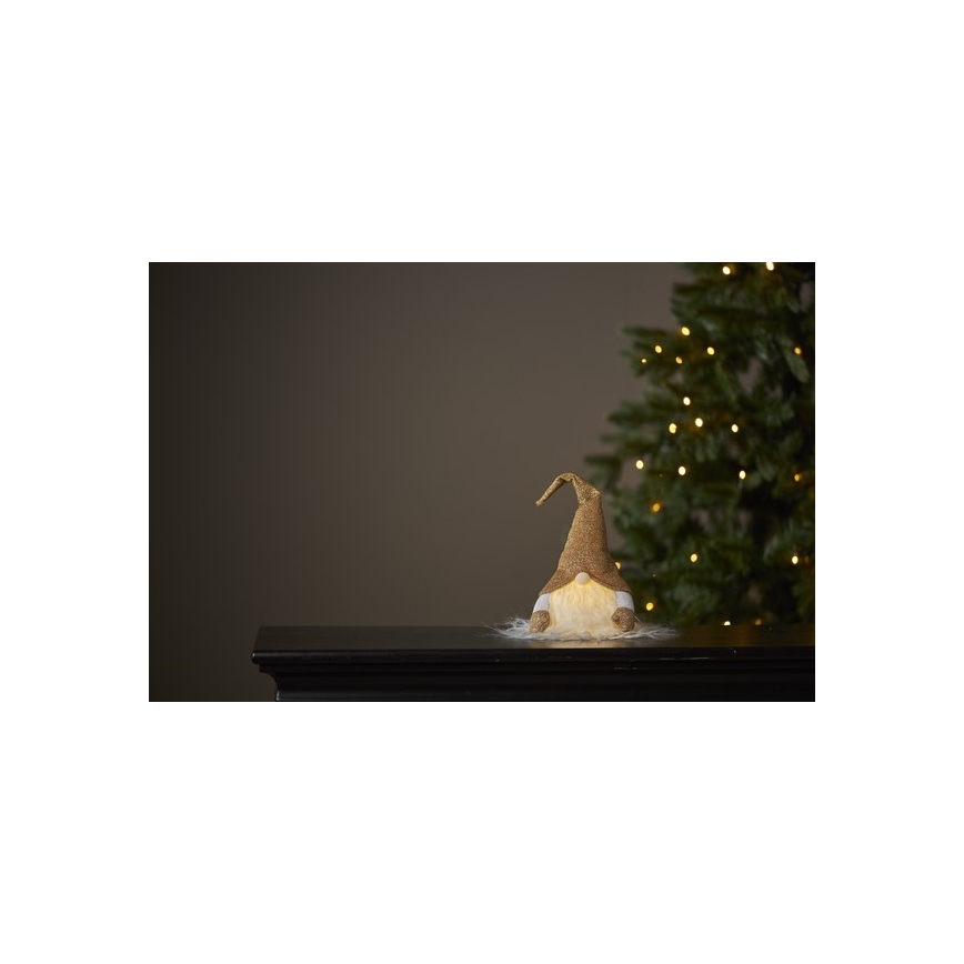 Eglo - LED Juldekoration 1xLED/0,06W/3xAG13 guld