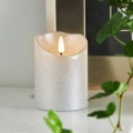Eglo 411502 - LED Ljus FLAMME RUSTIC LED/2xAA silver