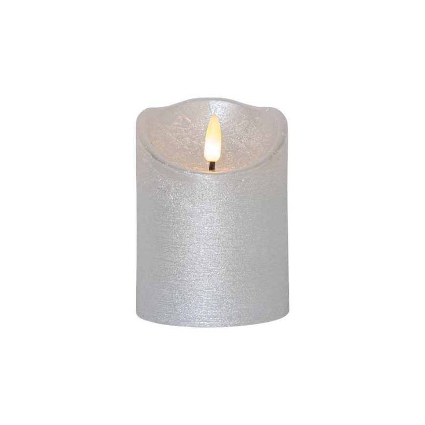 Eglo 411502 - LED Ljus FLAMME RUSTIC LED/2xAA silver