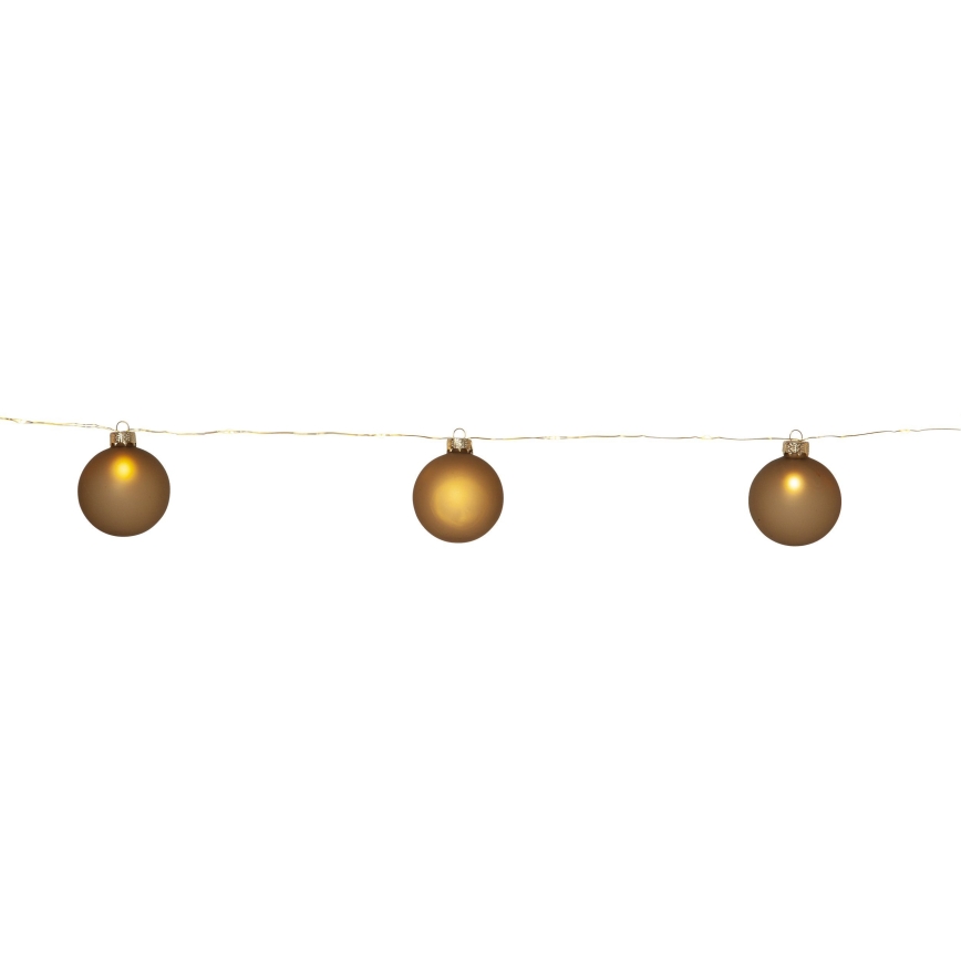 Eglo 411557 - Julkedja BLISS 22xLED/3xAA 2,6m varm vit