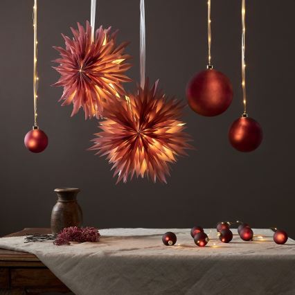 Eglo 411559 - Julbelysning BLISS 22xLED/3xAA 2,6m varmvit