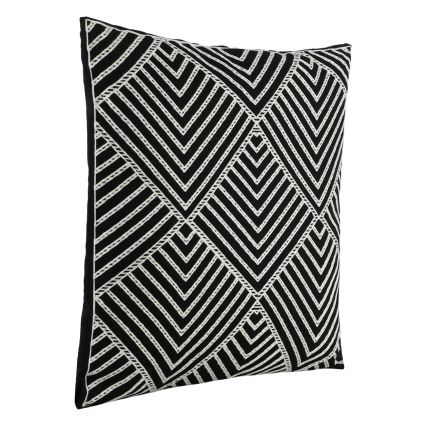 Eglo - Dekorativ kudde 45x45 cm svart/vit