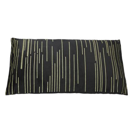Eglo - Dekorativ kudde 30x50 cm svart/guld