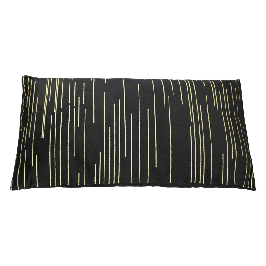 Eglo - Dekorativ kudde 30x50 cm svart/guld