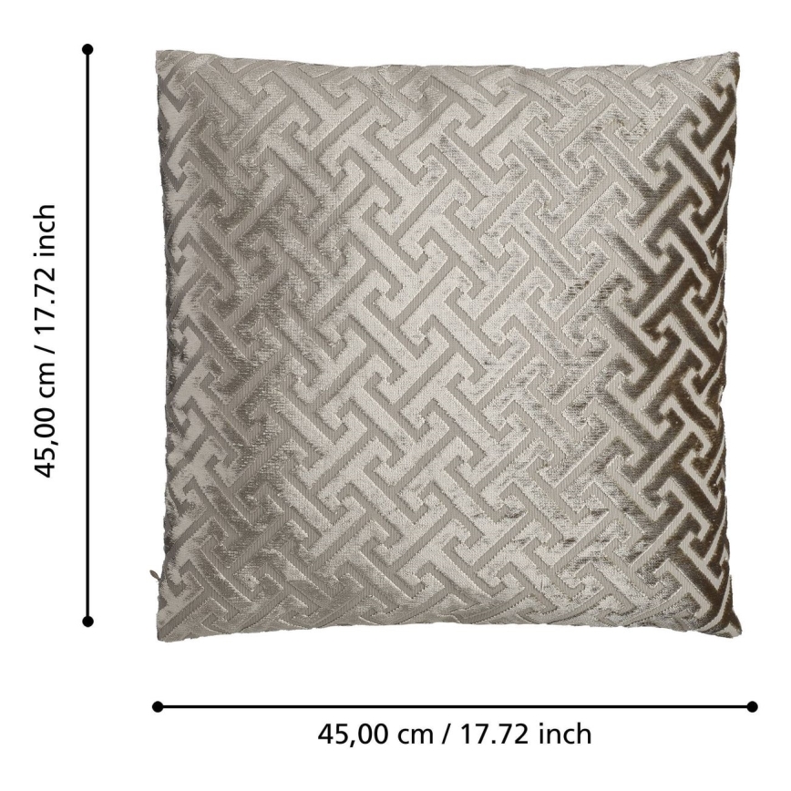 Eglo - Dekorativ kudde 45x45 cm beige