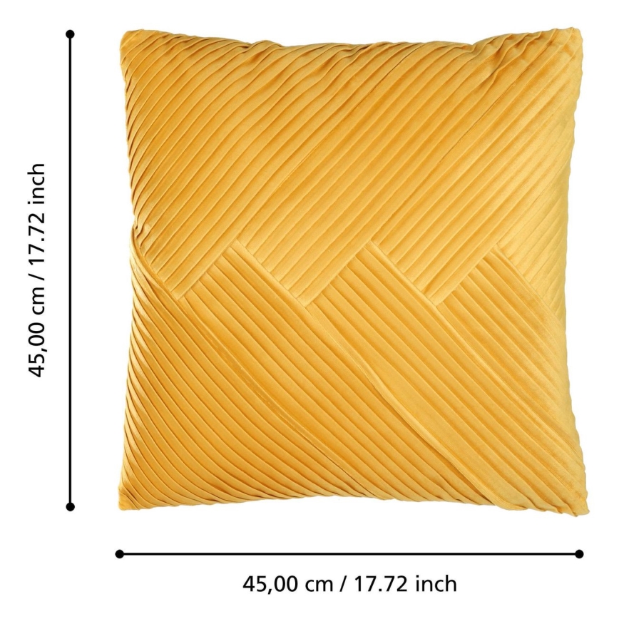 Eglo - Dekorativ kudde 45x45 cm gul