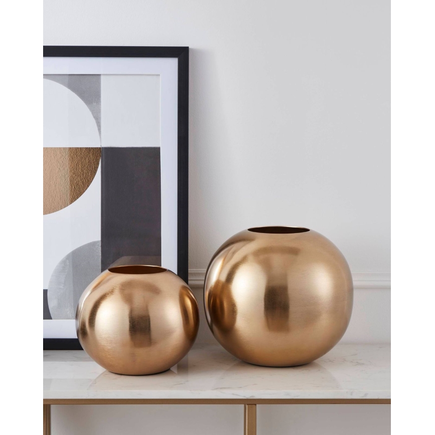 Eglo - metalvas 22,5x25 cm guld