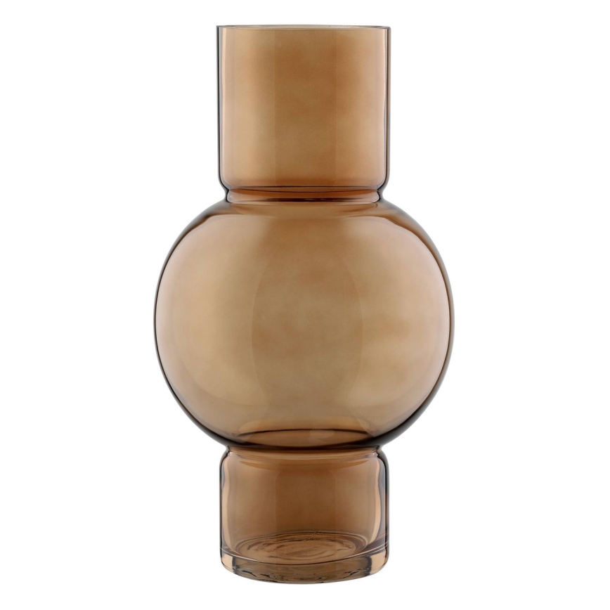 Eglo - Glasvas 28x15,5 cm brun