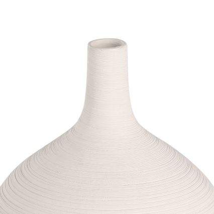 Eglo - Keramikvas 22x16 cm vit/guld