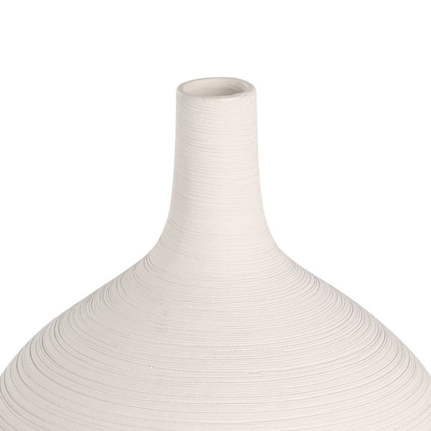 Eglo - Keramikvas 22x16 cm vit/guld