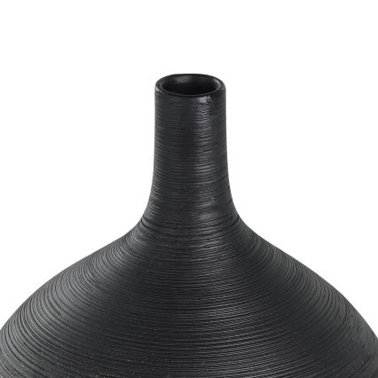 Eglo - Keramikvas 22x16 cm svart/guld
