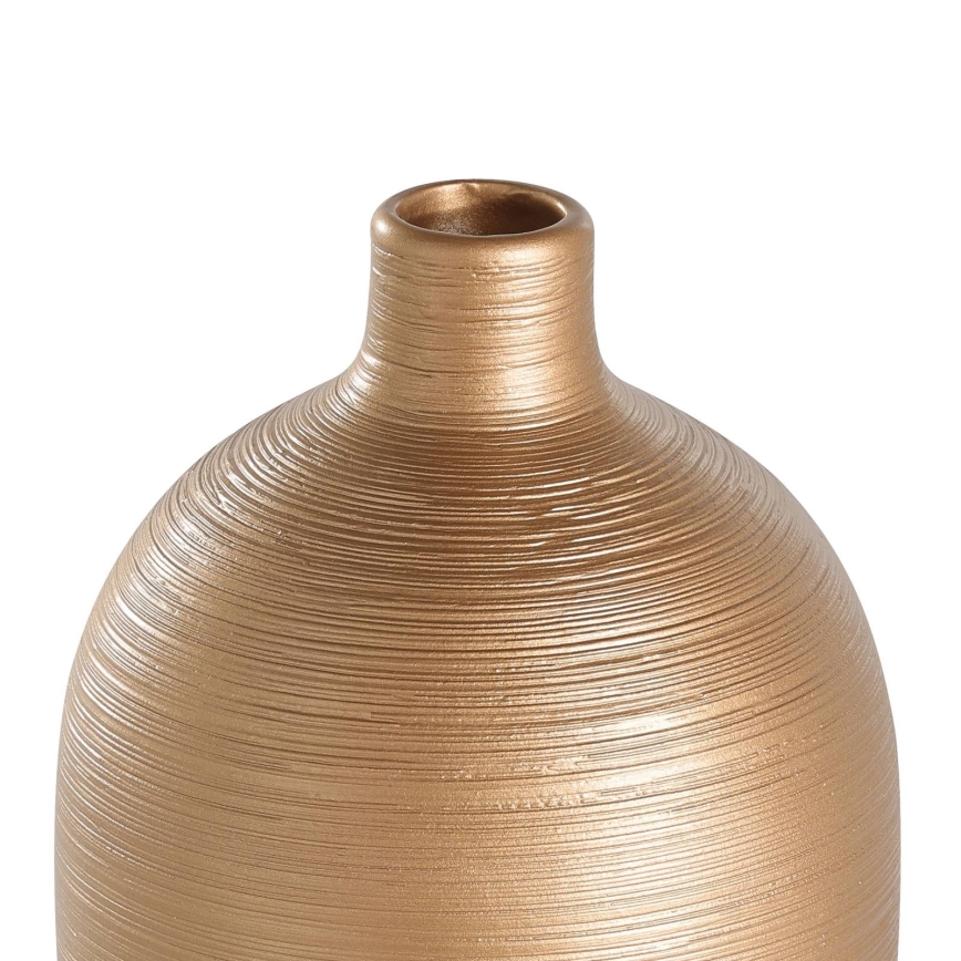 Eglo - Keramikvas 28x15 cm vit/guld
