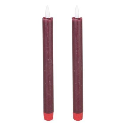 Eglo - SET 2x LED ljus LED/1xAAA 24,5 cm röd