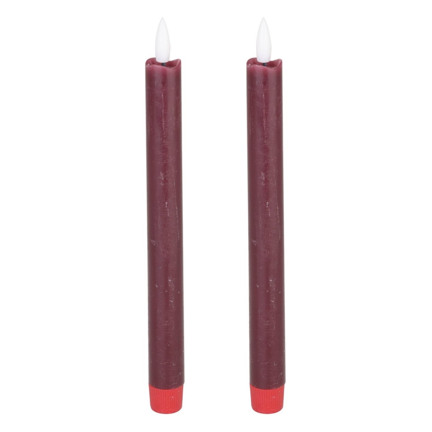 Eglo - SET 2x LED ljus LED/1xAAA 24,5 cm röd