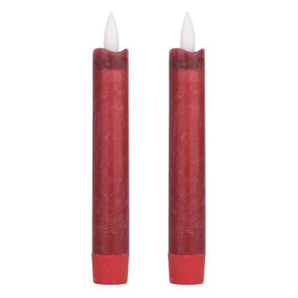 Eglo - SET 2x LED ljus LED/1xAAA 15 cm röd