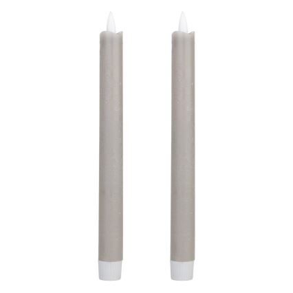 Eglo - SET 2x LED ljus LED/1xAAA 24,5 cm grå