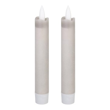 Eglo 422223 - SET 2x LED ljus ANTANABE LED/1xAAA 15 cm grå