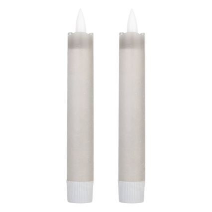 Eglo 422223 - SET 2x LED ljus ANTANABE LED/1xAAA 15 cm grå
