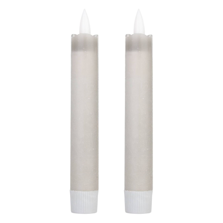 Eglo 422223 - SET 2x LED ljus ANTANABE LED/1xAAA 15 cm grå