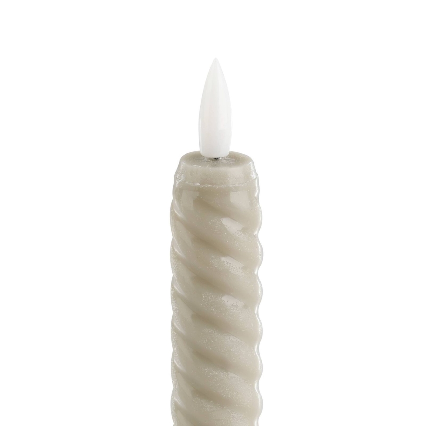 Eglo - SET 2x LED ljus LED/1xAAA 15 cm beige