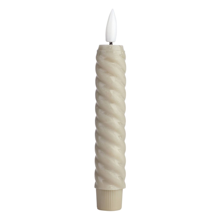 Eglo - SET 2x LED ljus LED/1xAAA 15 cm beige