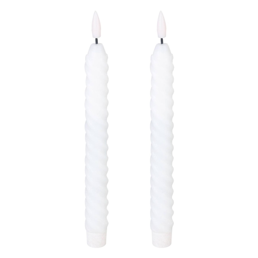 Eglo - SET 2x LED ljus LED/1xAAA 25 cm vit
