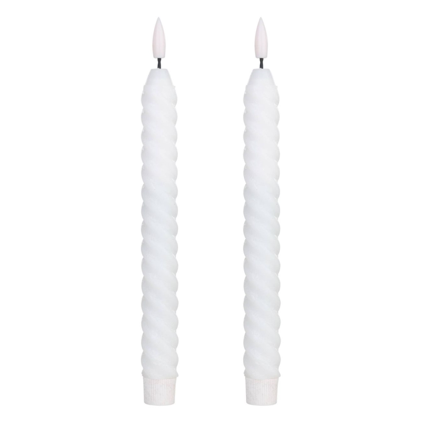 Eglo - SET 2x LED ljus LED/1xAAA 25 cm vit