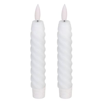 Eglo - SET 2x LED ljus LED/1xAAA 15 cm vit