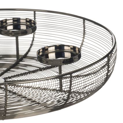 Eglo - Ljusstake diameter 45 cm skinande krom