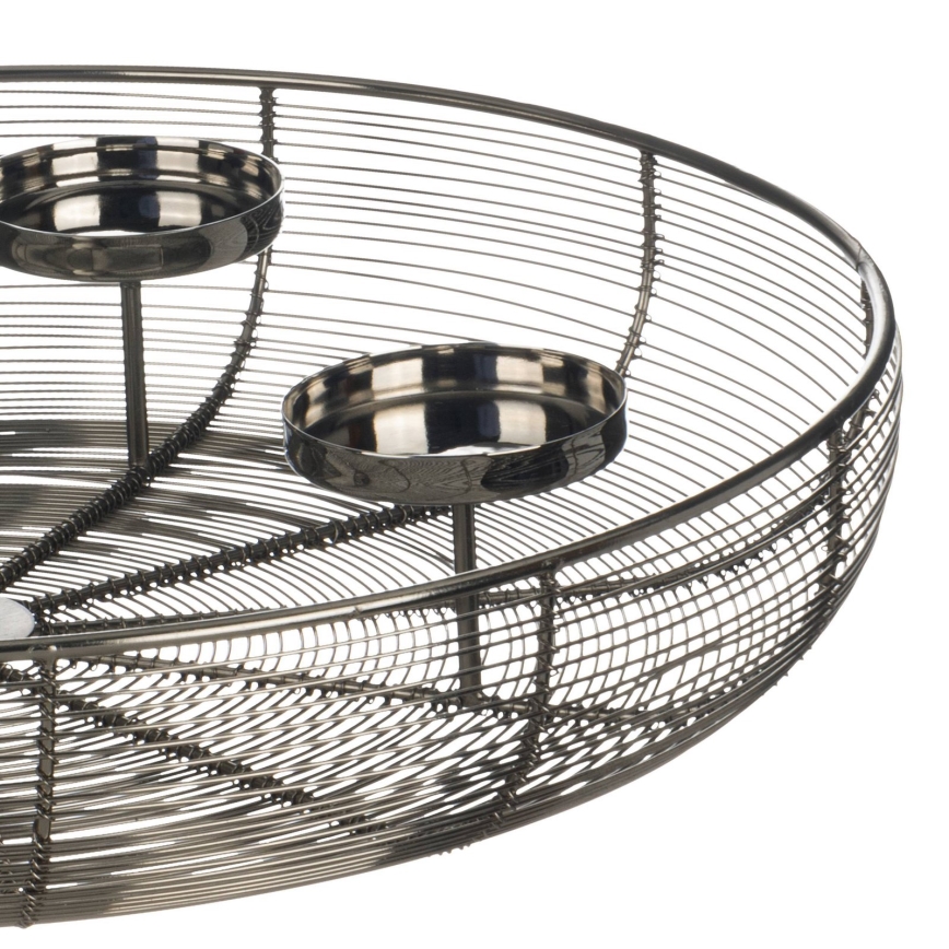 Eglo - Ljusstake diameter 45 cm skinande krom