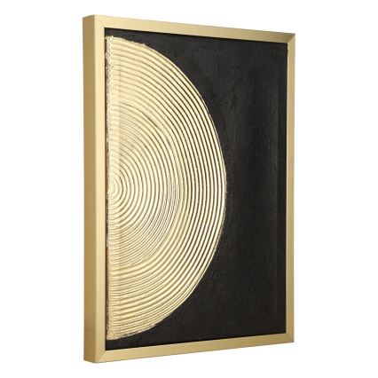 Eglo - KIT 2x Målning på kanvas 43x33 cm svart/guld