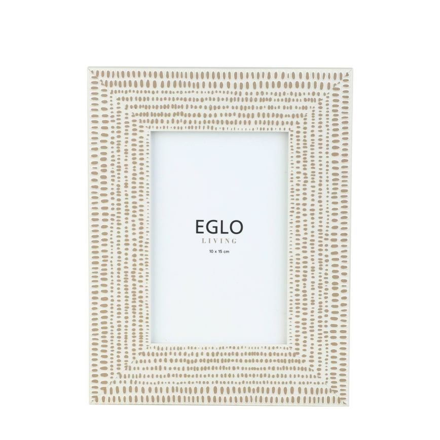 Eglo - Fotoram 10x15 cm grädde