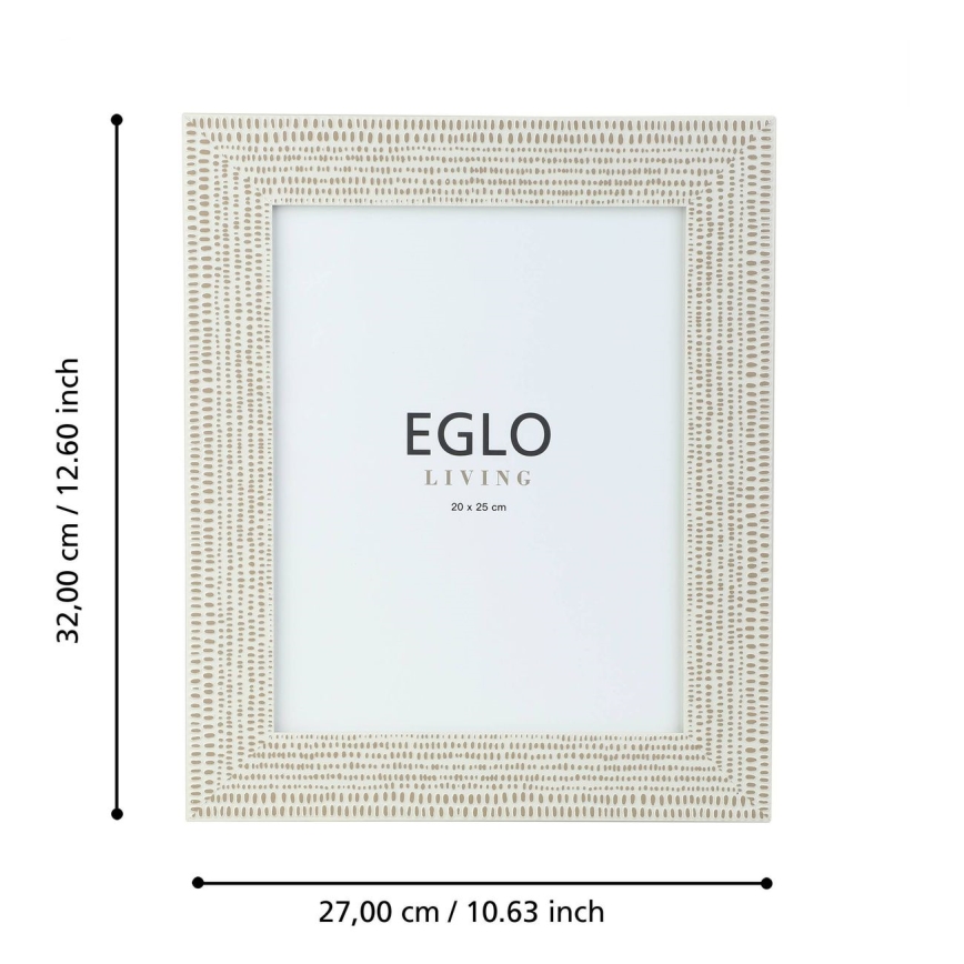 Eglo - Fotoram 20x25 cm grädde