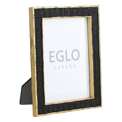 Eglo - Fotoram 13x18 cm svart/guld