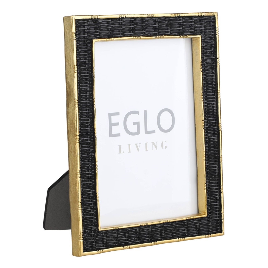 Eglo - Fotoram 13x18 cm svart/guld