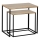 Eglo 424006 - Set om 2 sidobord TOZAWA, brun/svart