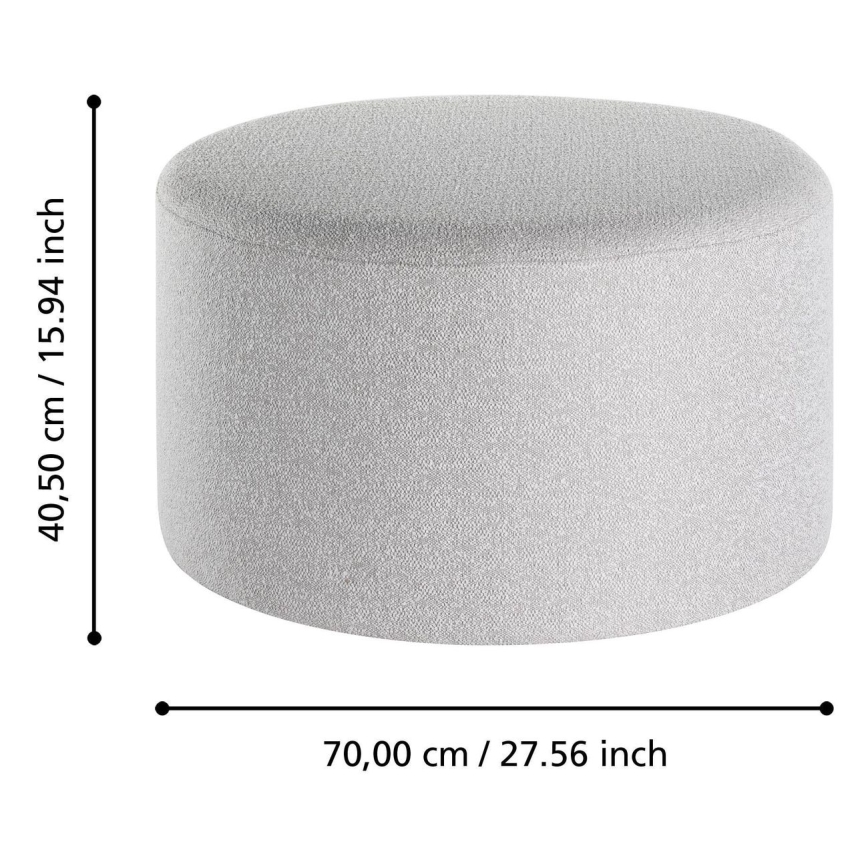 Eglo - SET 2x Pall pr. 45,5/70 cm grå