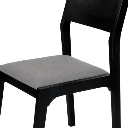 Eglo - Matstol 84x55 cm svart/grå