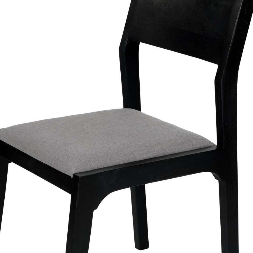 Eglo - Matstol 84x55 cm svart/grå