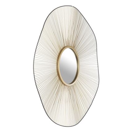 Eglo - Väggspegel diameter 76 cm guld/svart