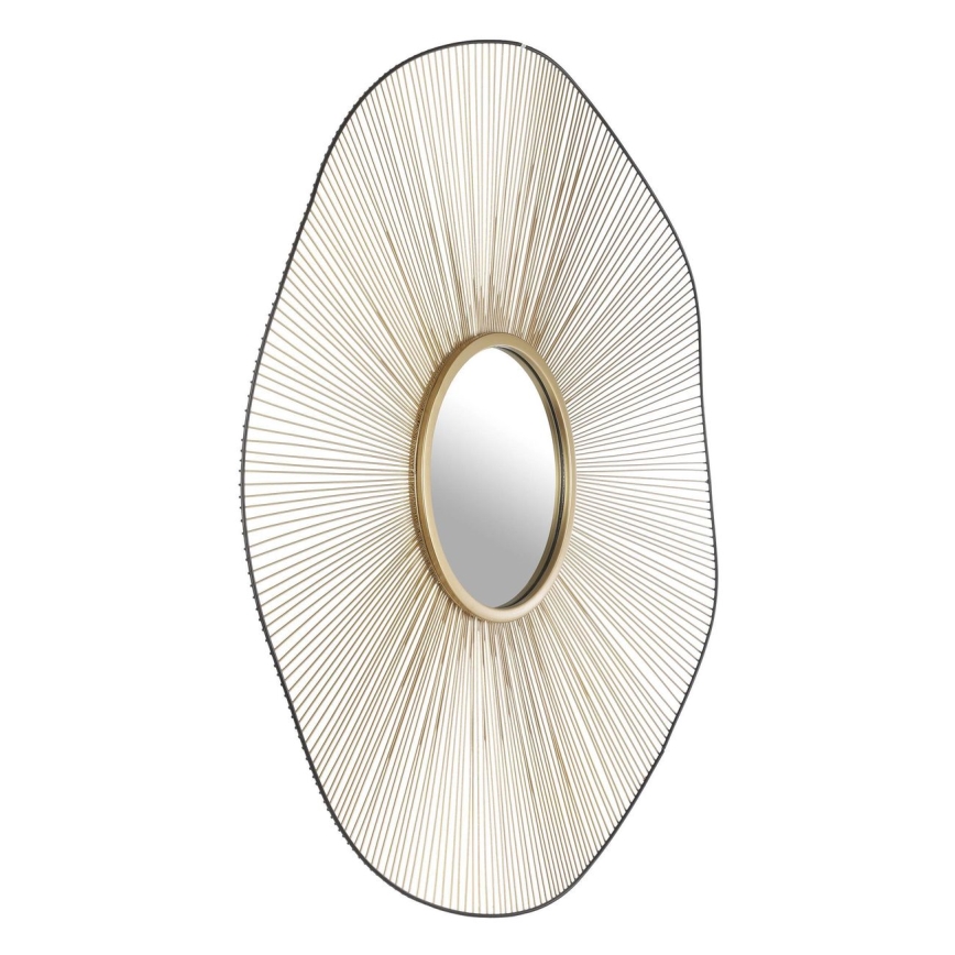 Eglo - Väggspegel diameter 76 cm guld/svart