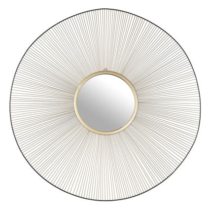 Eglo - Väggspegel diameter 76 cm guld/svart