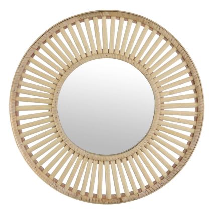 Eglo 425037 - Väggspegel MITSUKE Ø 40 cm, bambu