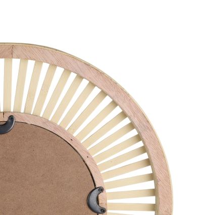 Eglo 425037 - Väggspegel MITSUKE Ø 40 cm, bambu