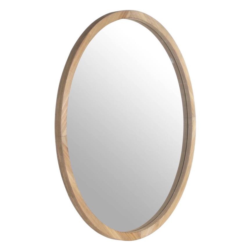 Eglo - Väggspegel diameter 70 cm brun