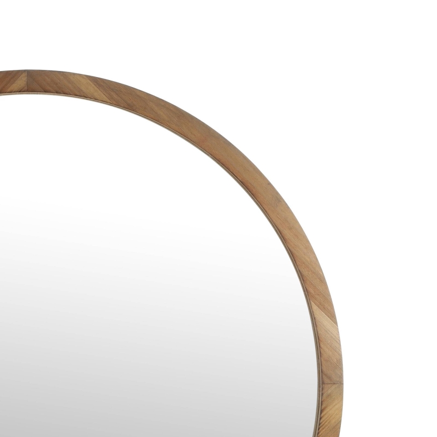 Eglo - Väggspegel diameter 70 cm brun