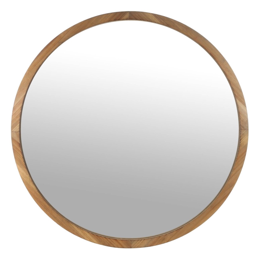 Eglo - Väggspegel diameter 70 cm brun