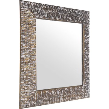 Eglo 425075 - Väggspegel TOAMASINA 70x70 cm bronsfärgad