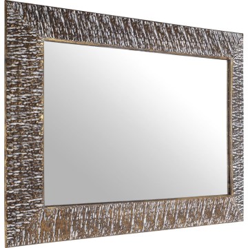 Eglo 425076 - Väggspegel TOAMASINA 100x70,5 cm bronsfärgad